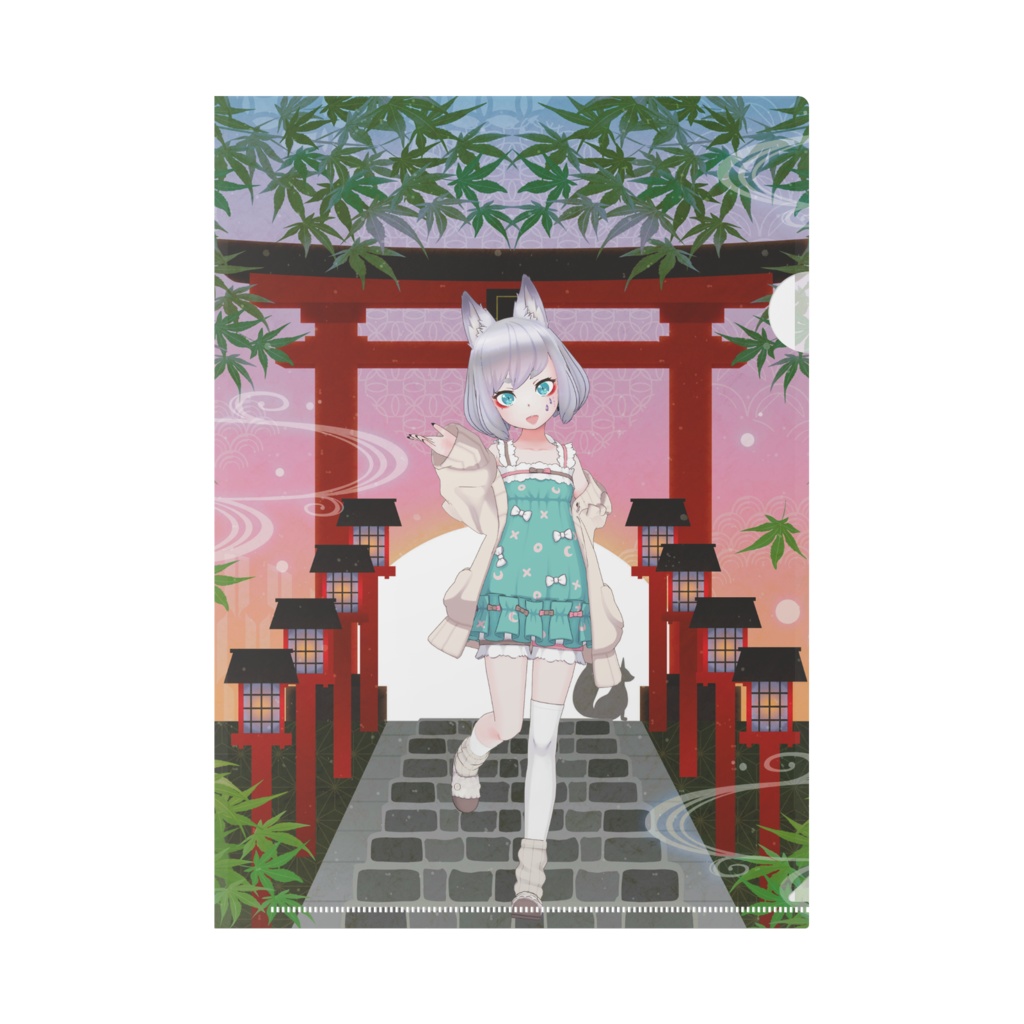 【ミズチいなり】11月生誕祭記念日グッズ-クリアファイル