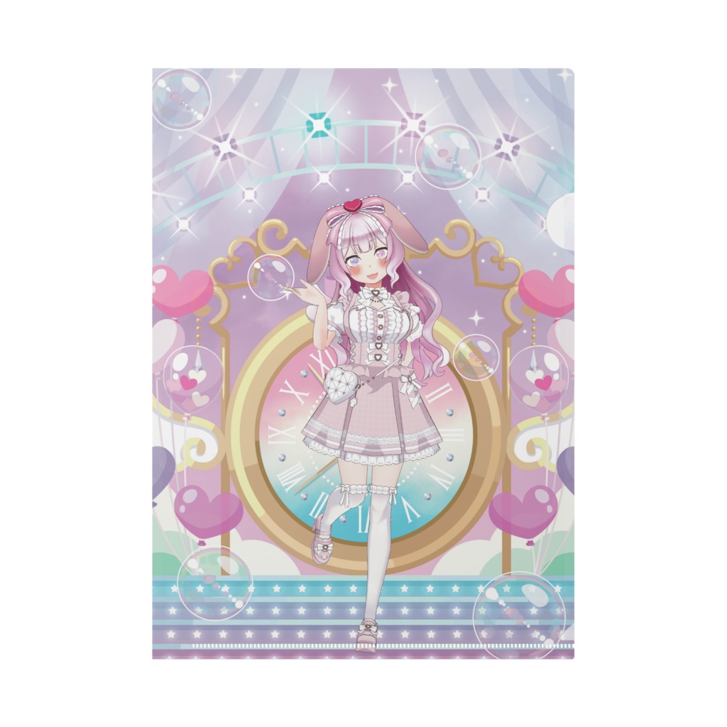【兎上 るあ】11月生誕祭記念日グッズ-クリアファイル