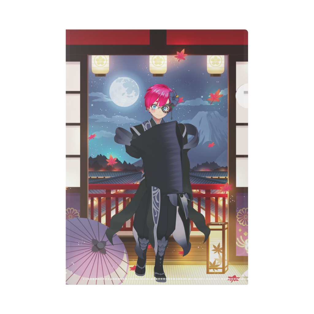 【夜晴お絹】11月生誕祭記念日グッズ-クリアファイル