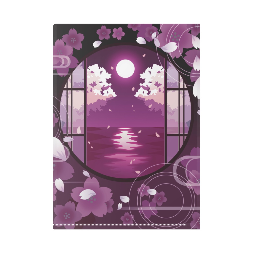 【夜月】11月生誕祭記念日グッズ-クリアファイル