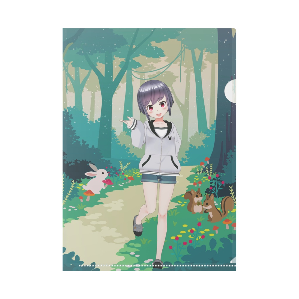 【夜月ゆん】11月生誕祭記念日グッズ-クリアファイル