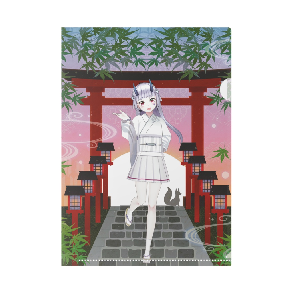 【天童紫乃】11月生誕祭記念日グッズ-クリアファイル