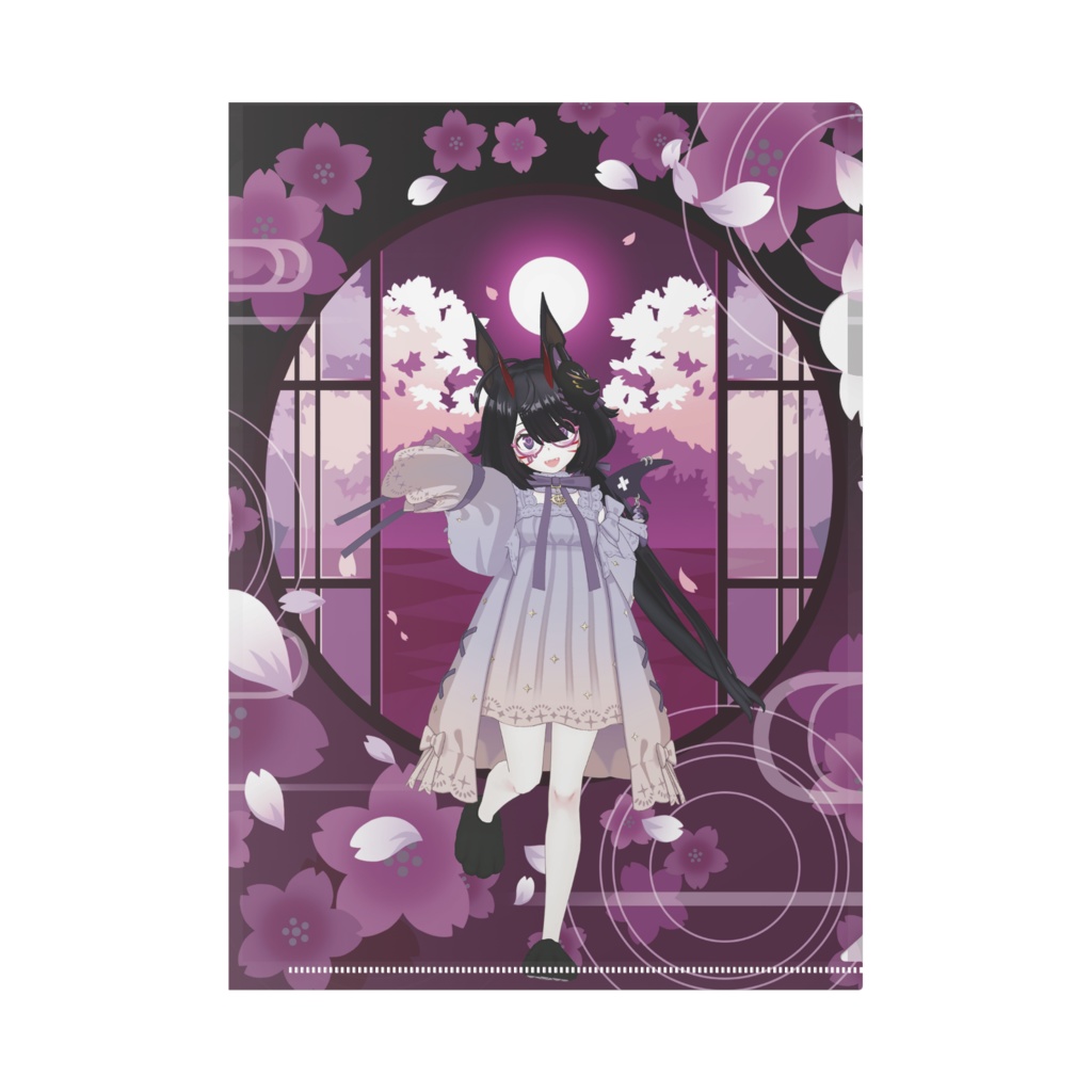 【悪魔るり】11月生誕祭記念日グッズ-クリアファイル