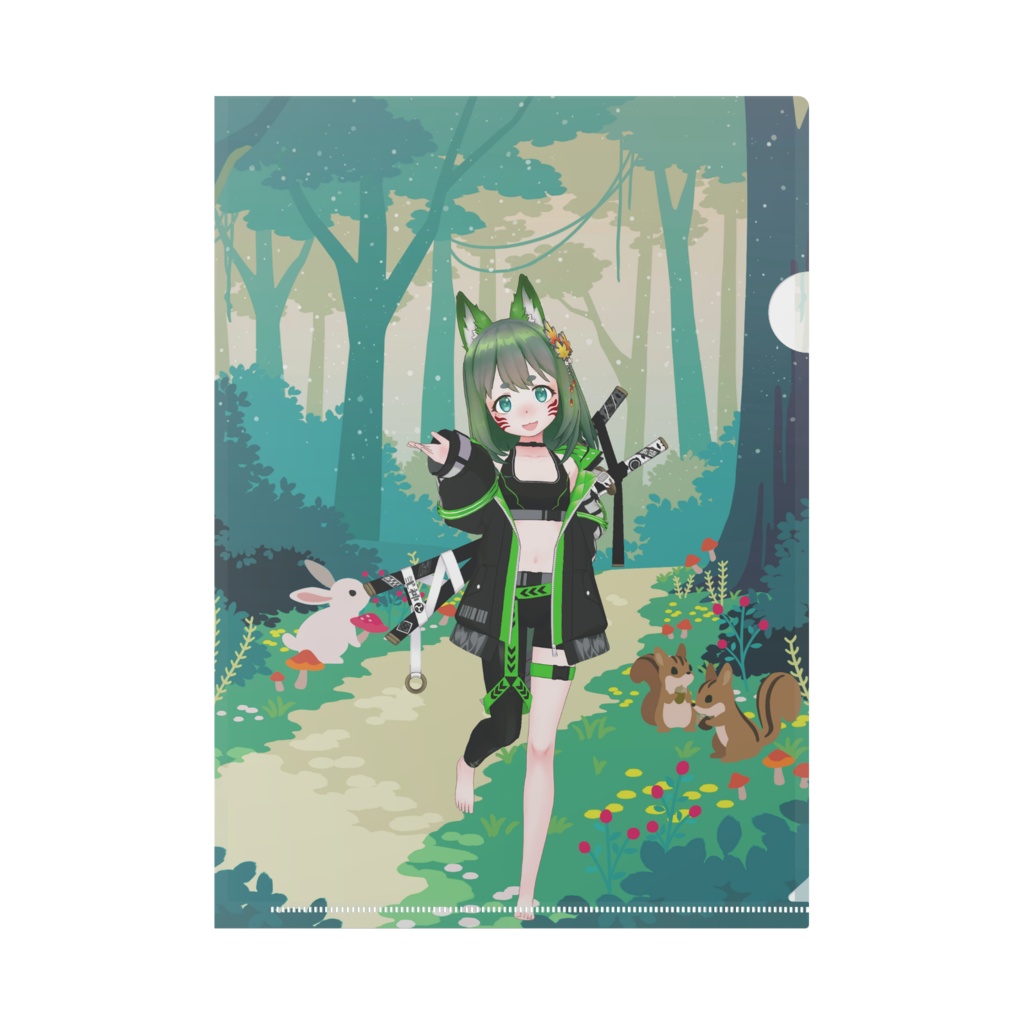 【早緑おまき】11月生誕祭記念日グッズ-クリアファイル