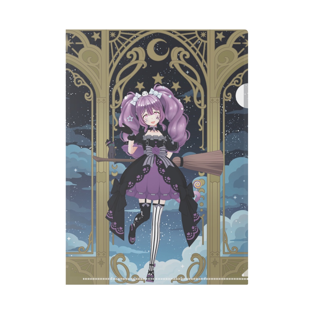 【来栖美来】11月生誕祭記念日グッズ-クリアファイル