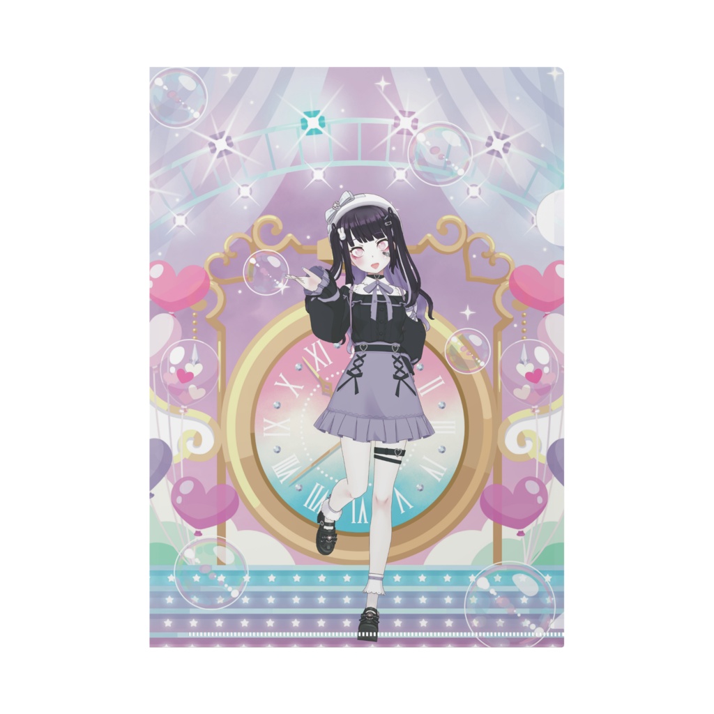 【柚木のあ】11月生誕祭記念日グッズ-クリアファイル