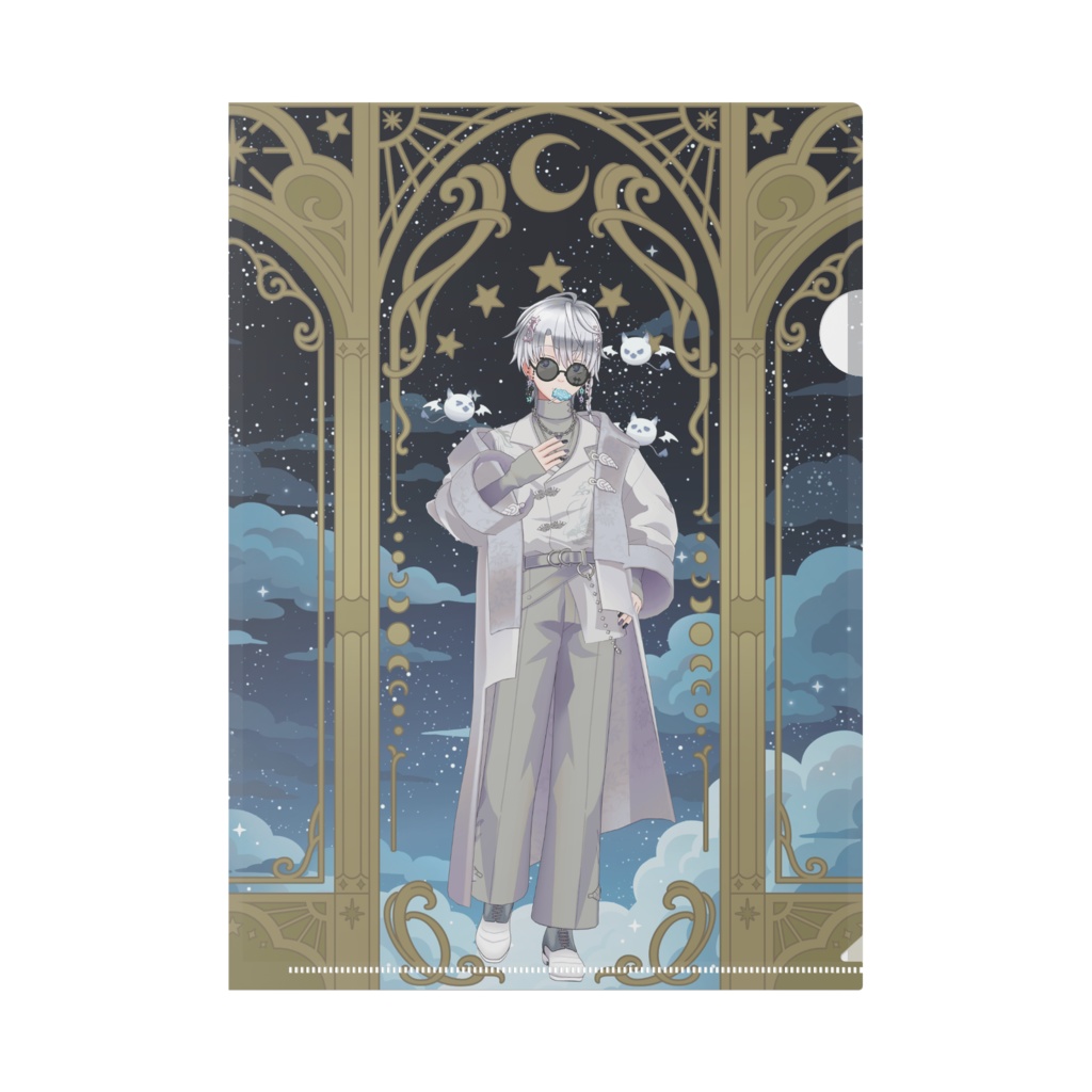 【歌楽音 はく】11月生誕祭記念日グッズ-クリアファイル