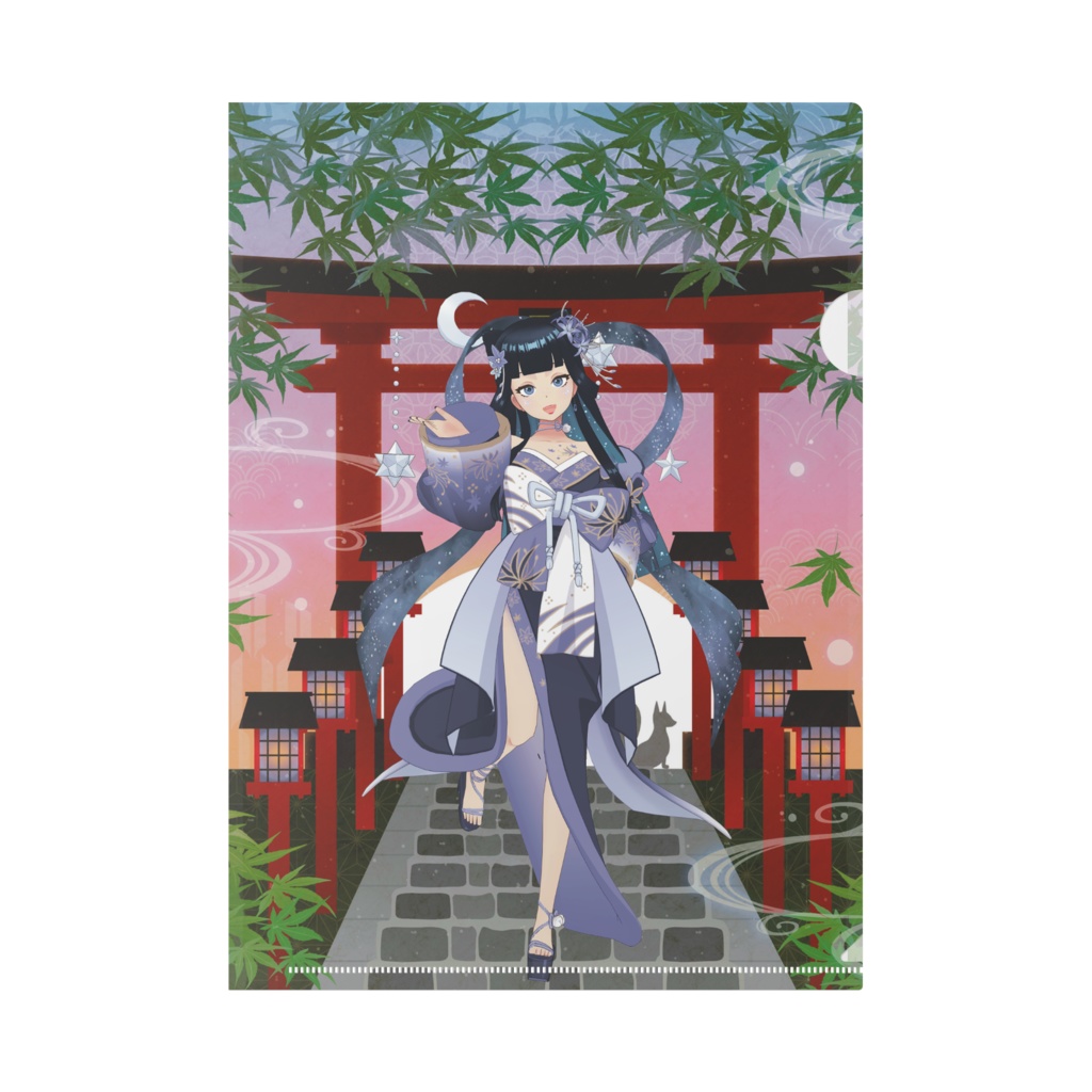 【橘花琉耶】11月生誕祭記念日グッズ-クリアファイル