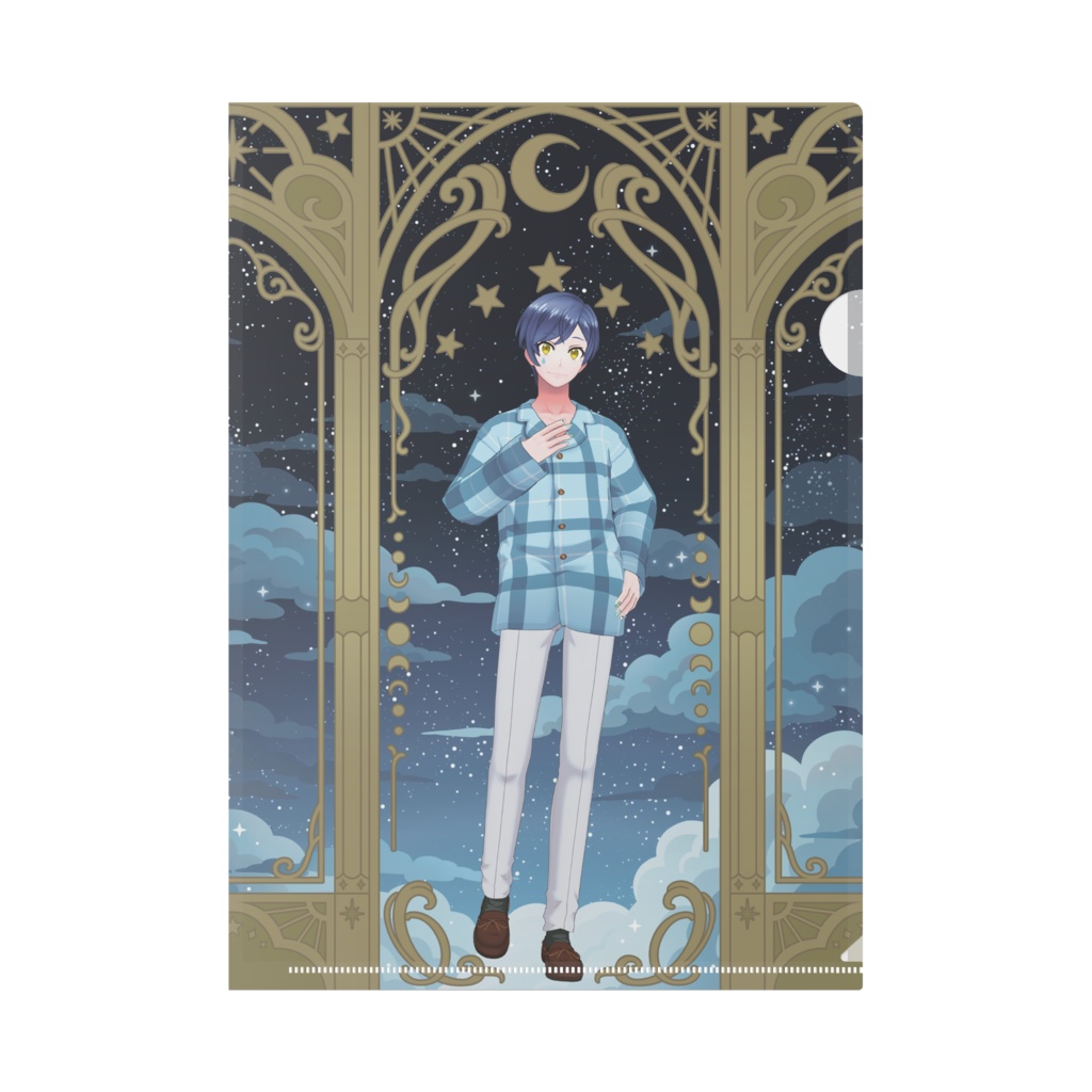 【波灯鯨 響月】11月生誕祭記念日グッズ-クリアファイル