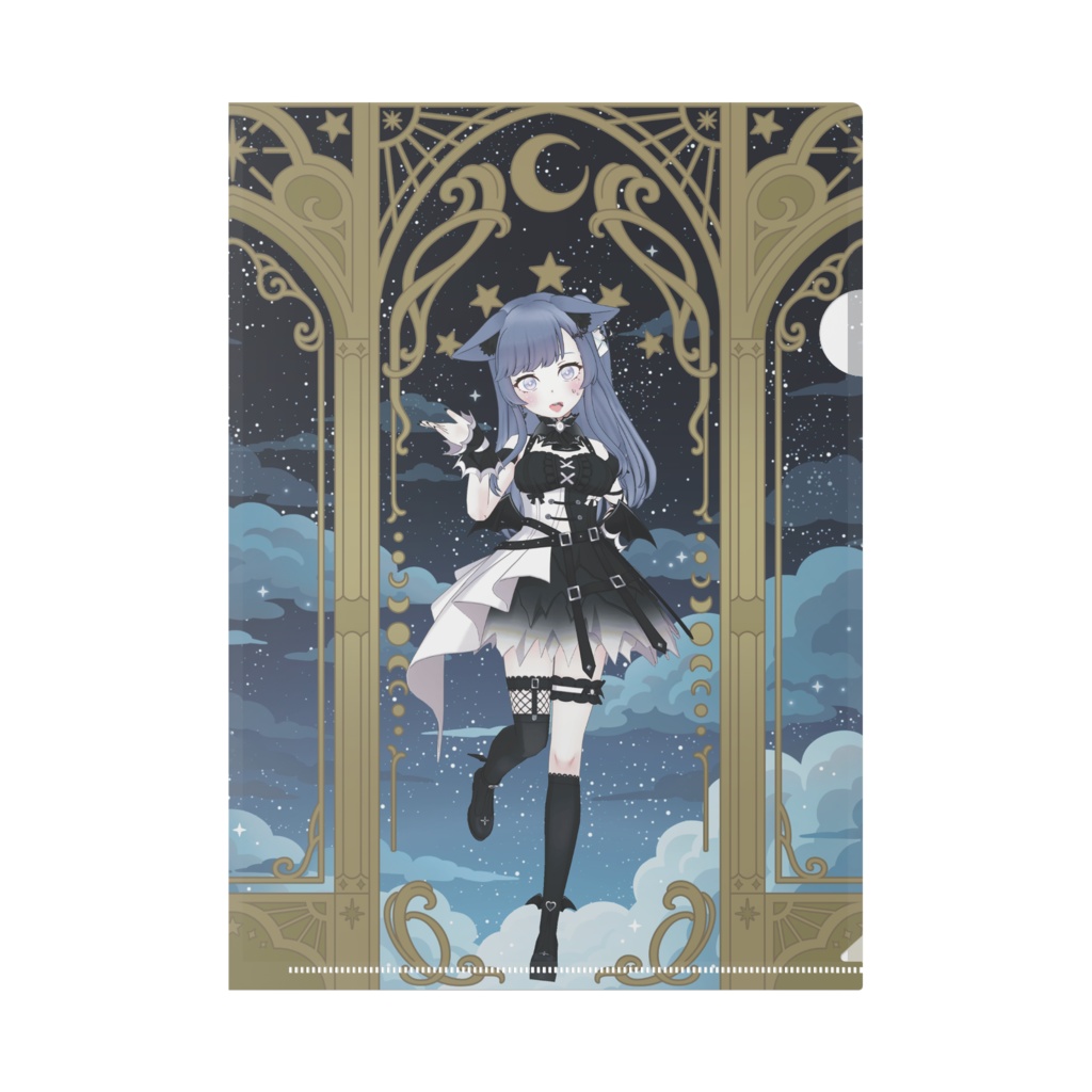 【甘雨りあ】11月生誕祭記念日グッズ-クリアファイル