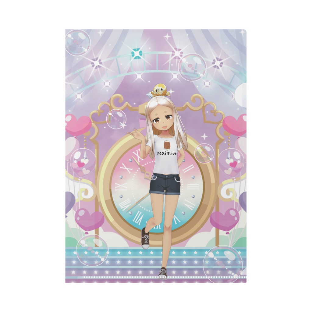 【竹輪ねり(永遠の8歳】11月生誕祭記念日グッズ-クリアファイル