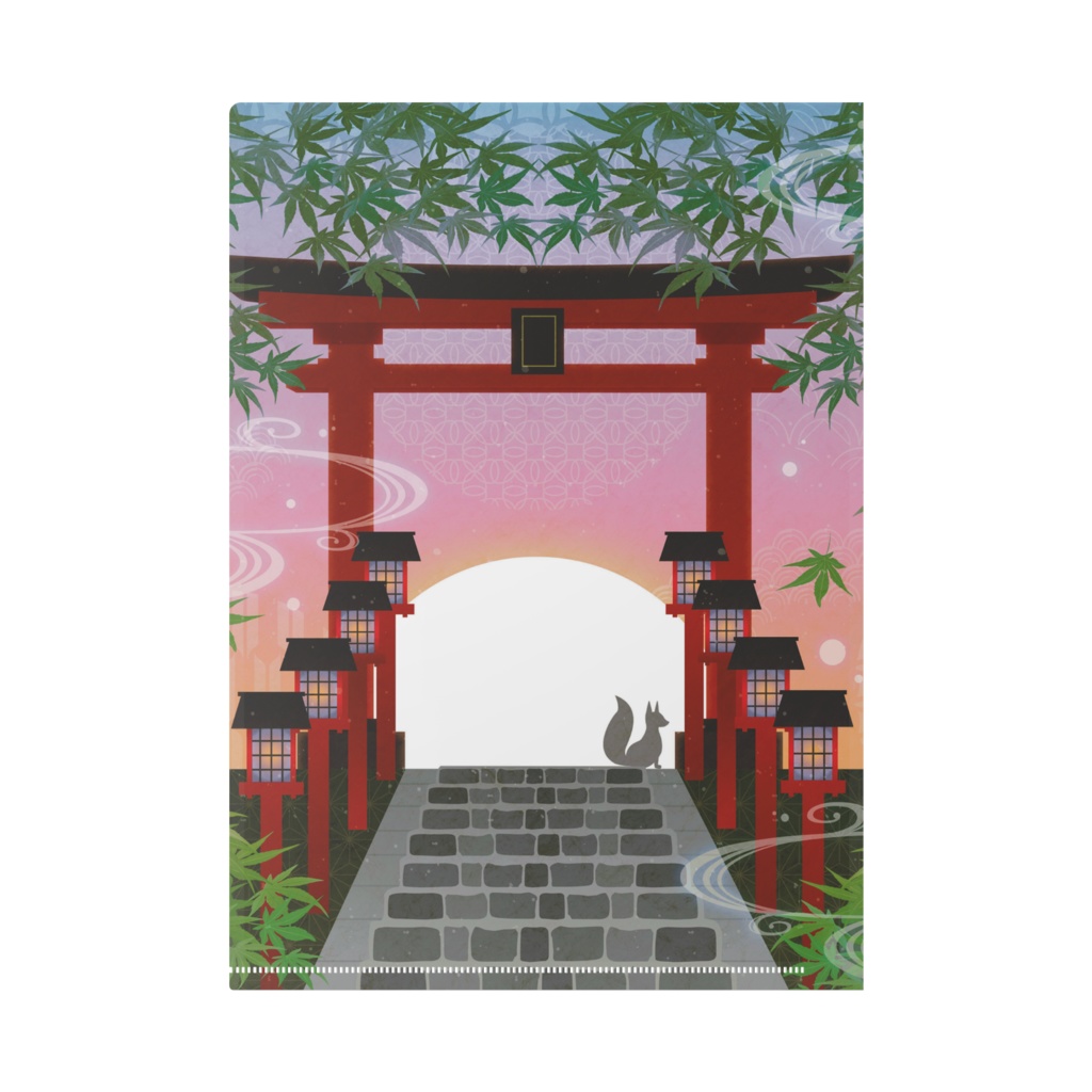 【秋空 紅葉】11月生誕祭記念日グッズ-クリアファイル