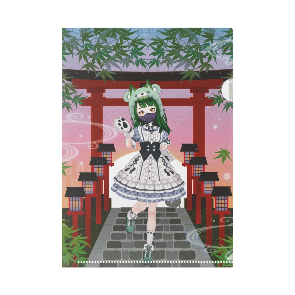 【秋空 紅葉】11月生誕祭記念日グッズ-クリアファイル