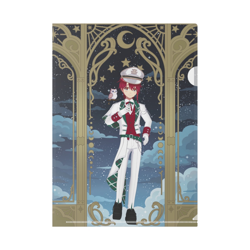 【紅狼あむ】11月生誕祭記念日グッズ-クリアファイル