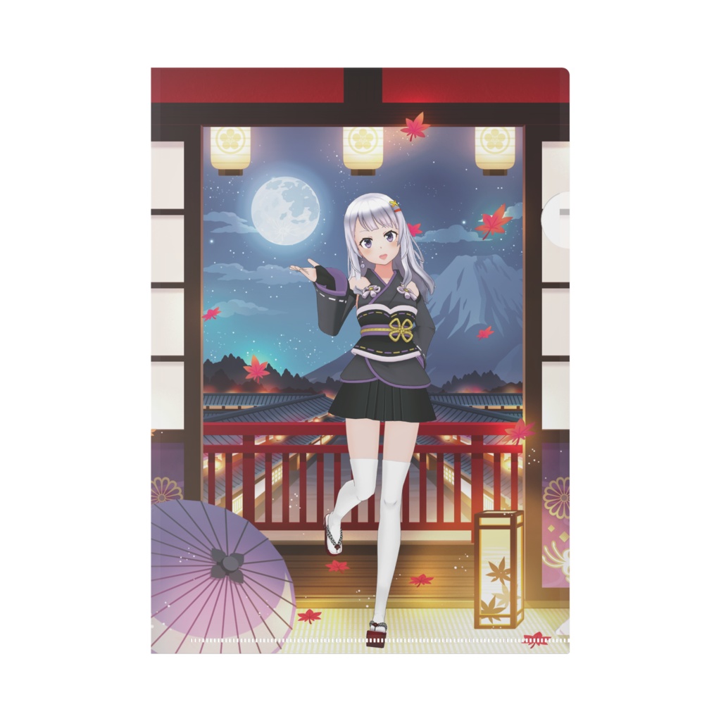 【紫乃宮 綺星】11月生誕祭記念日グッズ-クリアファイル