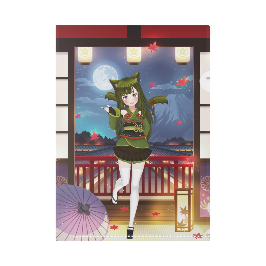 【茶柱ゆのみ 】11月生誕祭記念日グッズ-クリアファイル