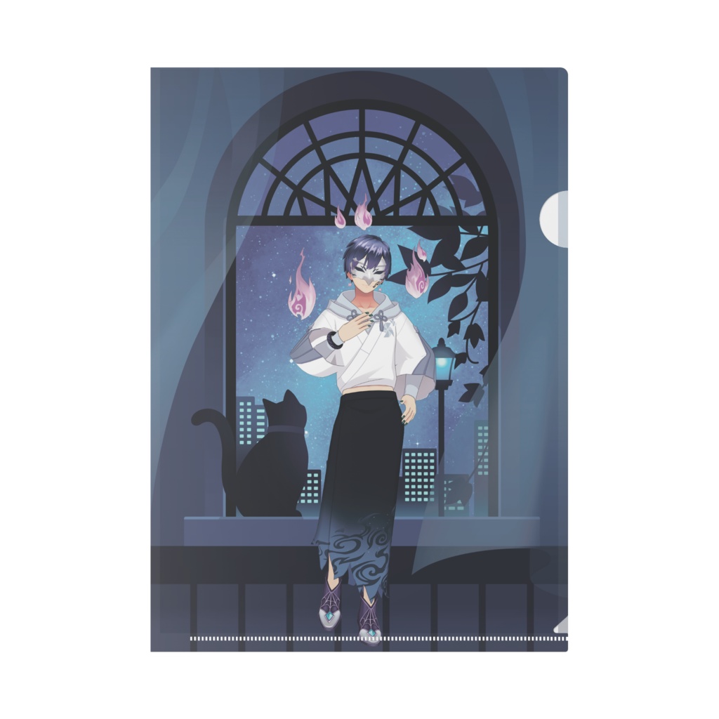 【闇風遠夜】11月生誕祭記念日グッズ-クリアファイル