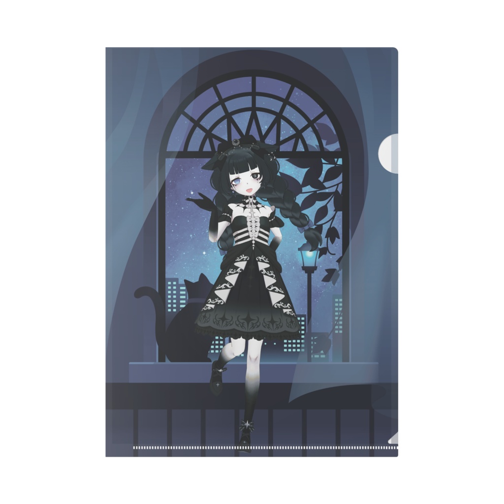 【雪目 ゅぃ】11月生誕祭記念日グッズ-クリアファイル