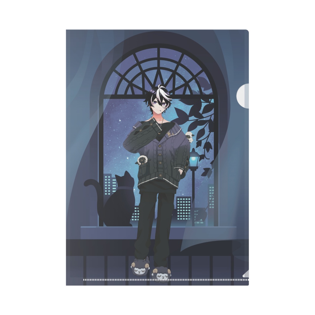 【夜乃アリス】11月生誕祭記念日グッズ-クリアファイル