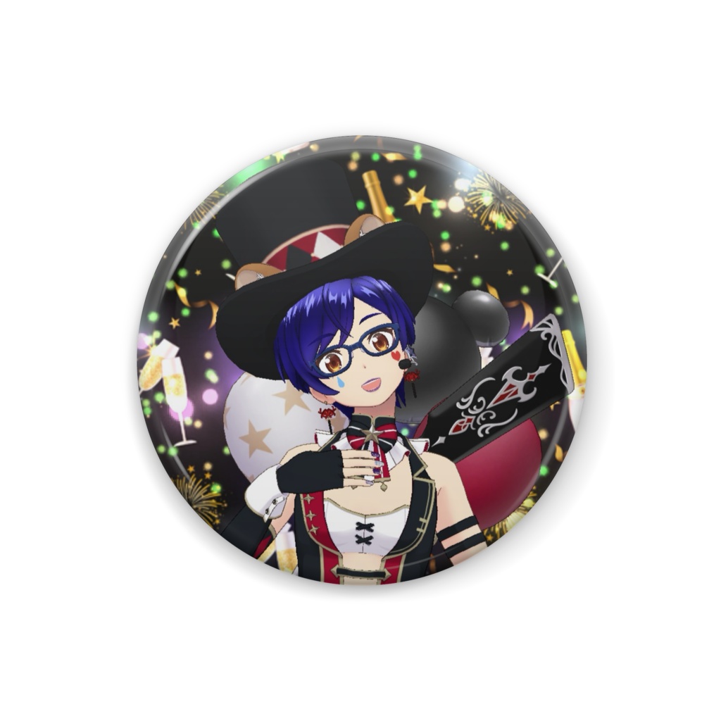 【Rico】12月記念日グッズ-缶バッジ[1230]