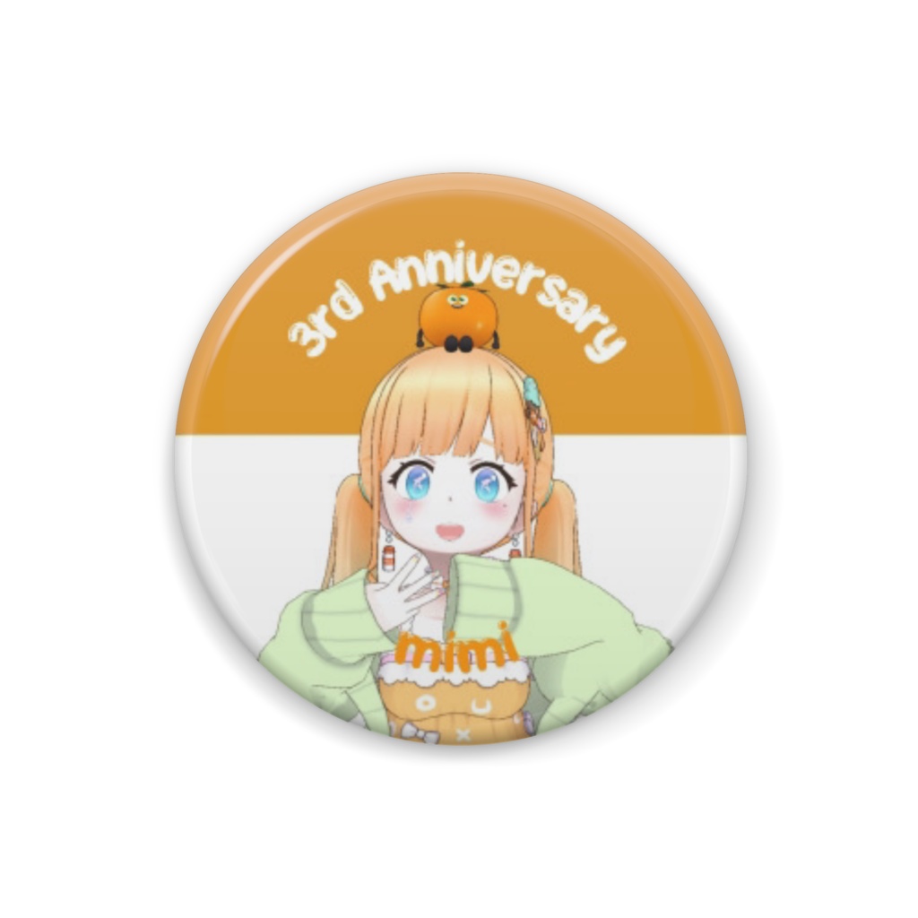 【mimi】12月記念日グッズ-缶バッジ[1223]