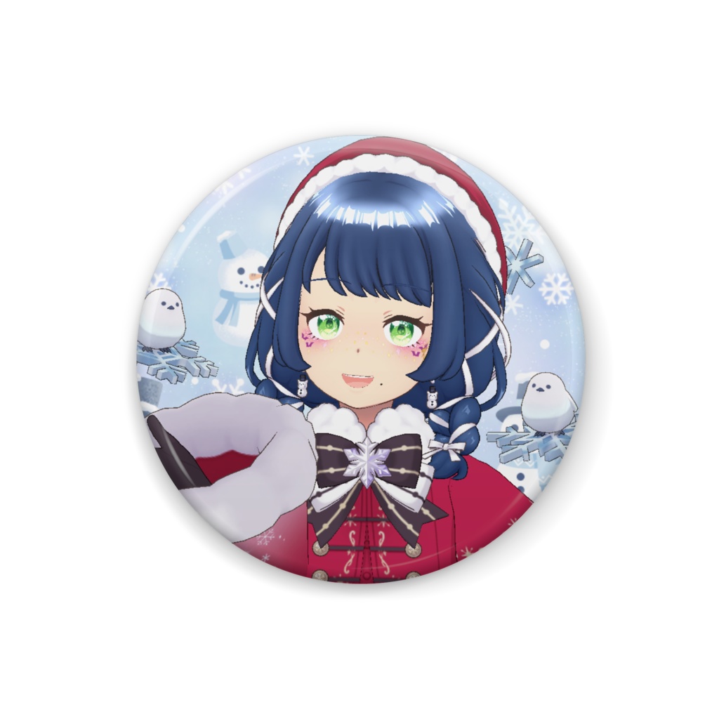 【にーちゃ】12月記念日グッズ-缶バッジ[1210]
