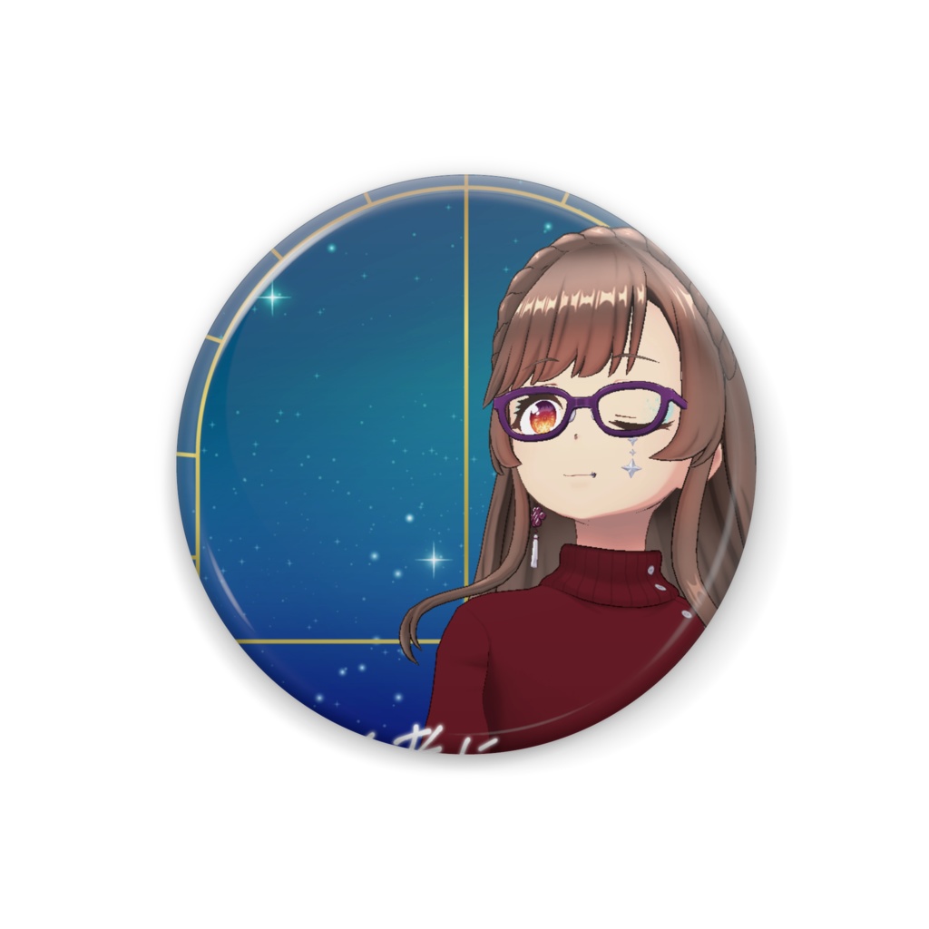 【ゆめみん】12月記念日グッズ-缶バッジ[1215]