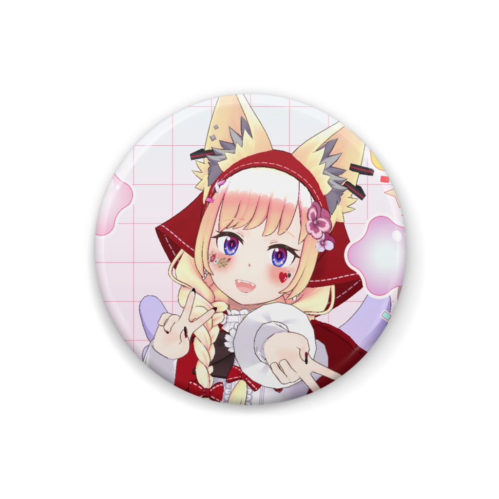 【アミー】12月記念日グッズ-缶バッジ[1209]