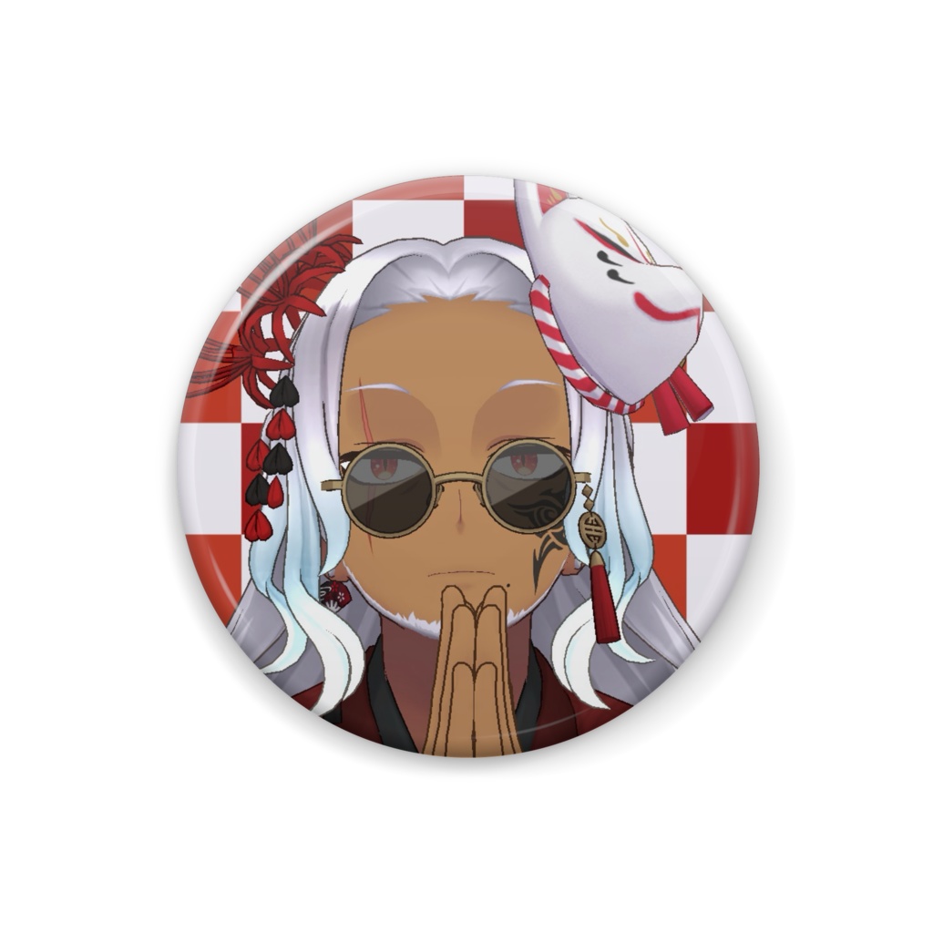 【ヲタきゃん文月】12月記念日グッズ-缶バッジ[1213]