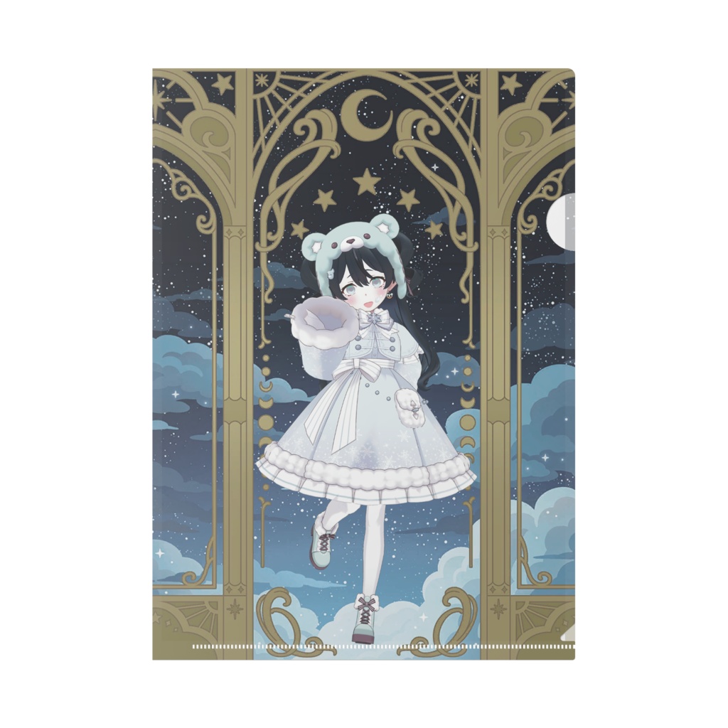 【TSUKiちゃん】12月記念日グッズ-クリアファイル[1217]