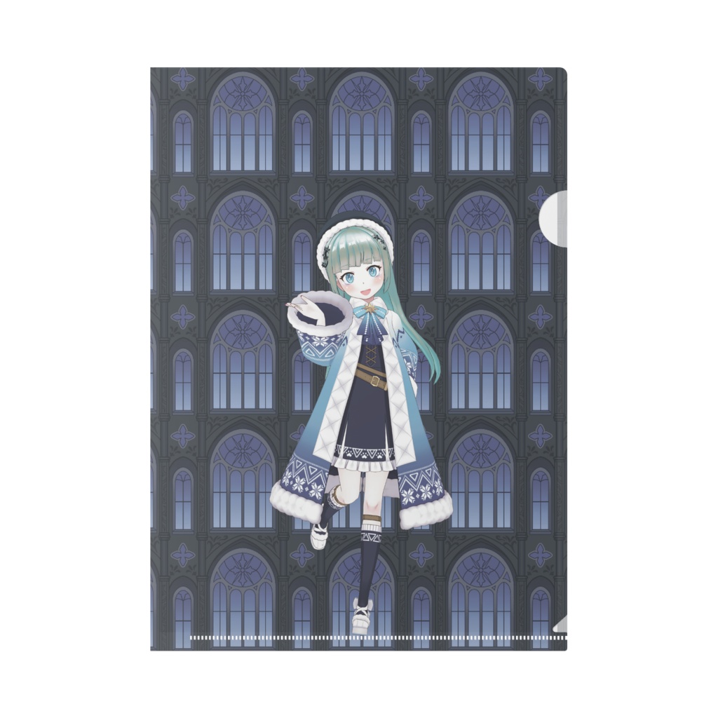 【あお】12月記念日グッズ-クリアファイル[1206]