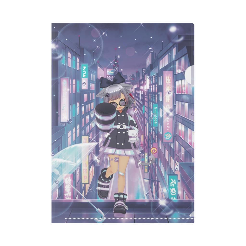 【かおたん】12月記念日グッズ-クリアファイル[1221]