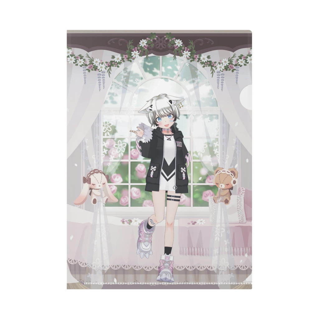 【かぷちいぬ】12月記念日グッズ-クリアファイル[1226]