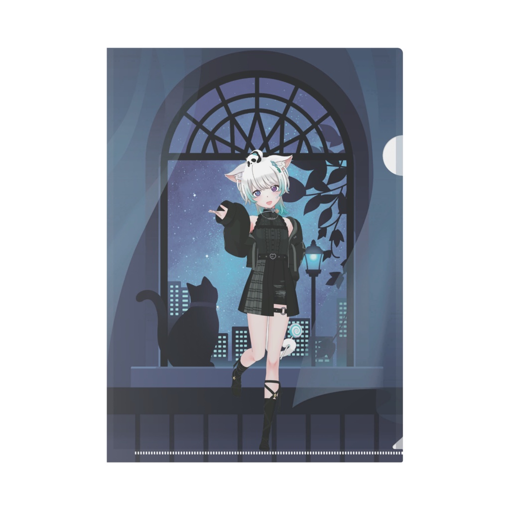 【しろごまティー】12月記念日グッズ-クリアファイル[1212]