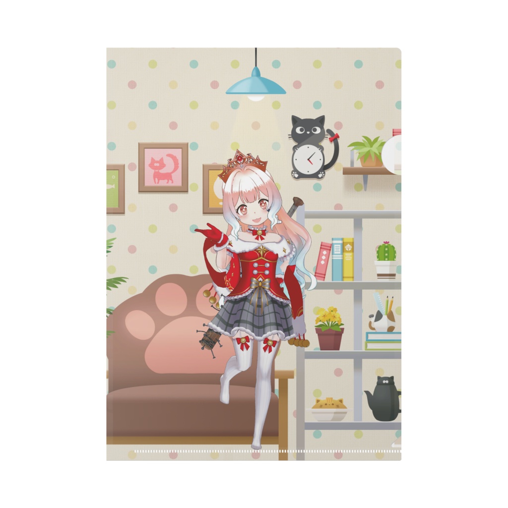 【ちぃたま】12月記念日グッズ-クリアファイル[1225]