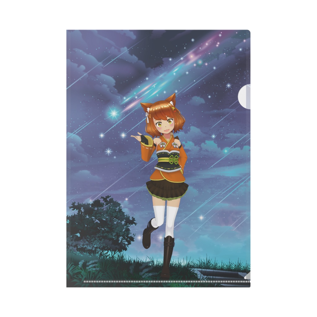 【とりねこ】12月記念日グッズ-クリアファイル[1220]