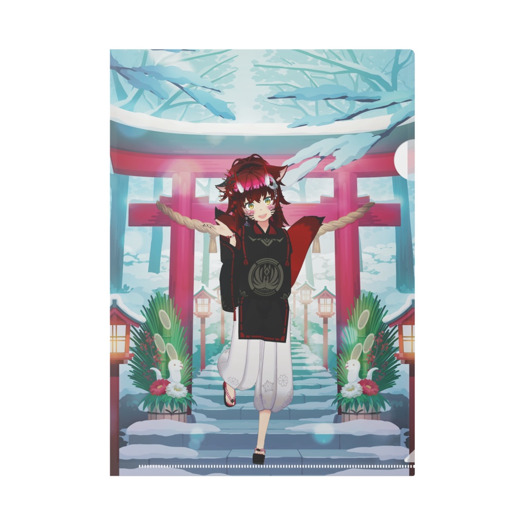 【ねもたゃ】12月記念日グッズ-クリアファイル[1230]