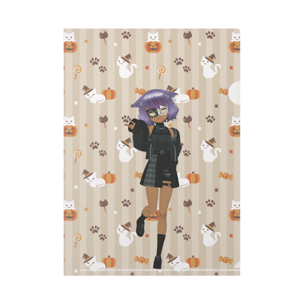 【ぷにゃ】12月記念日グッズ-クリアファイル[1222]