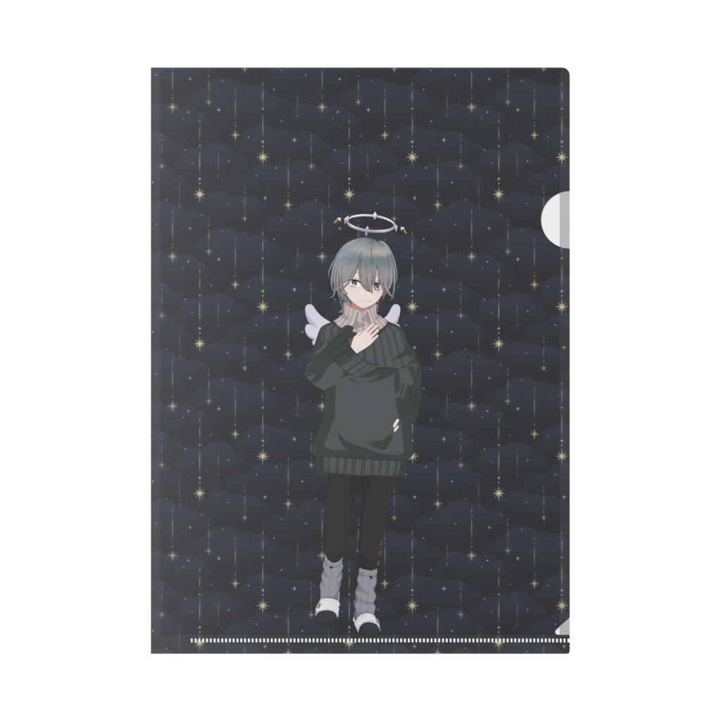 【ぽち＠】12月記念日グッズ-クリアファイル[1201]