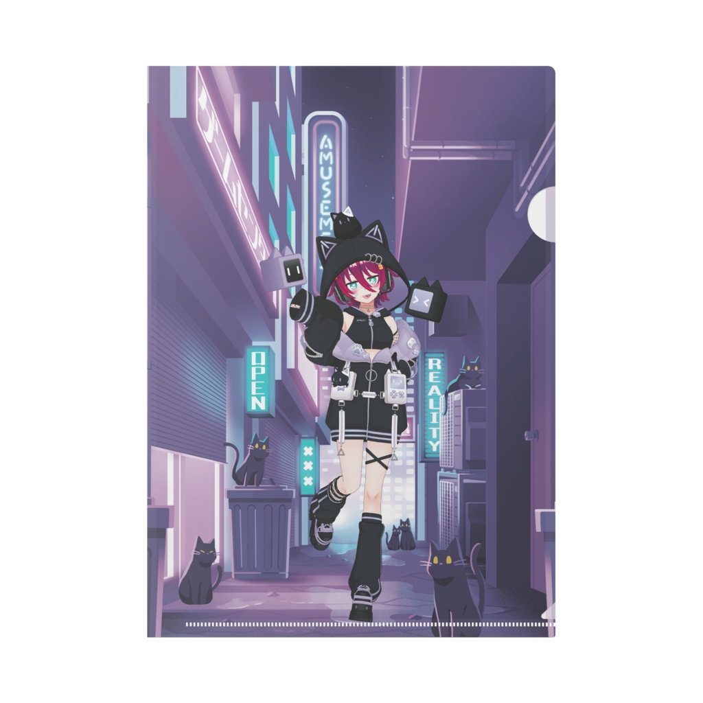 【ぽん。】12月記念日グッズ-クリアファイル[1210]