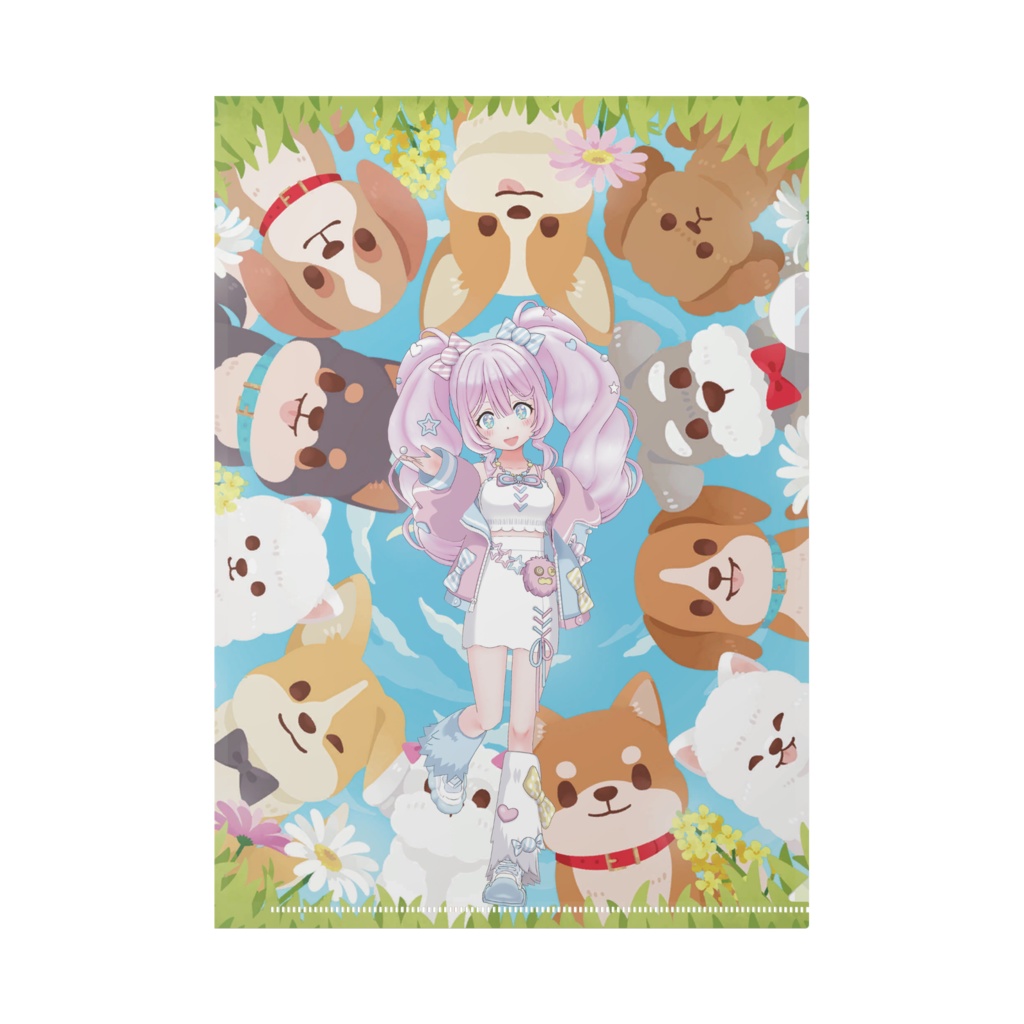 【まめ】12月記念日グッズ-クリアファイル[1212]