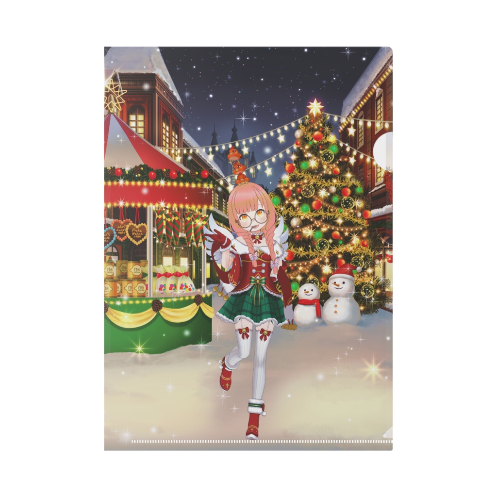 【まるみ345】12月記念日グッズ-クリアファイル[1208]