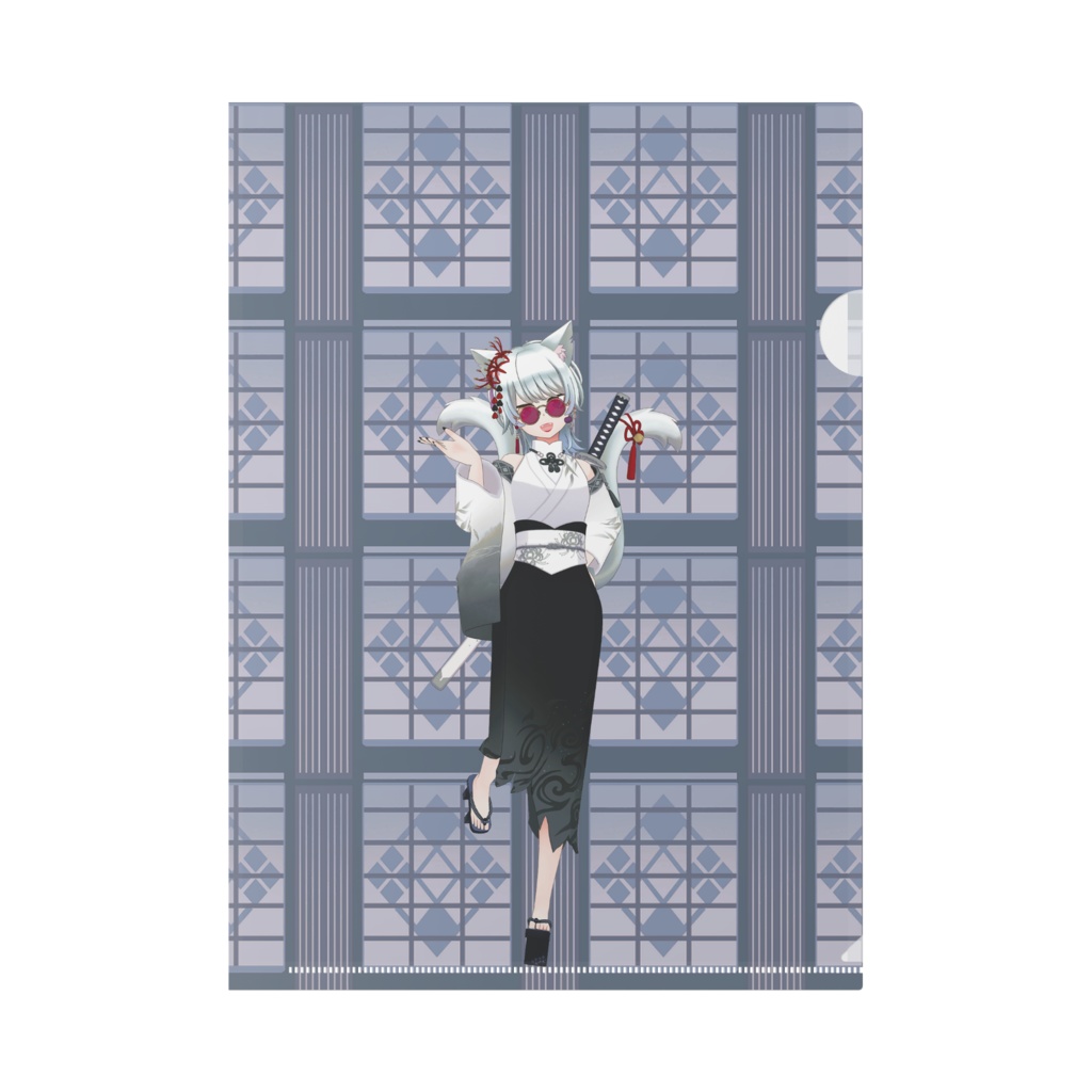 【もたれのん】12月記念日グッズ-クリアファイル[1218]