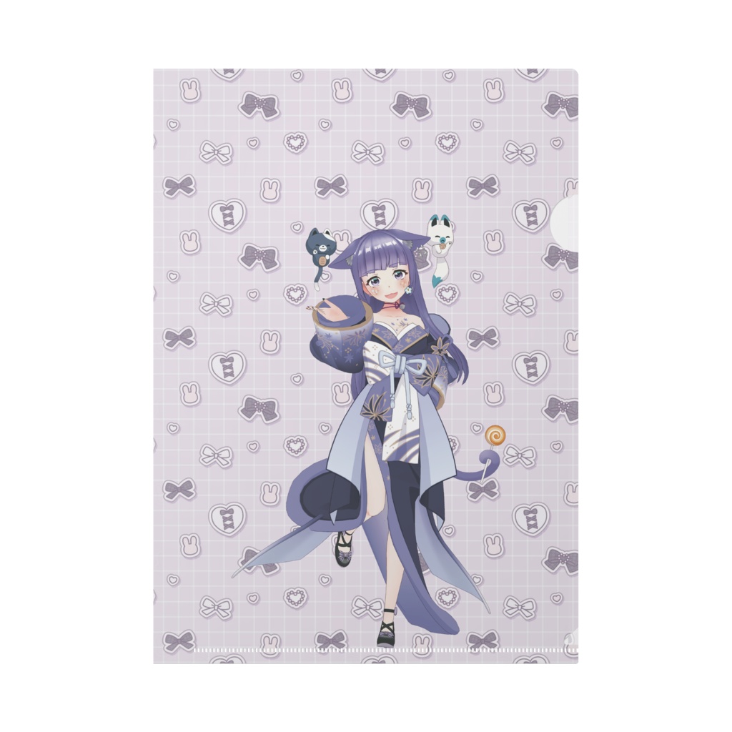 【もふニャン】12月記念日グッズ-クリアファイル[1231]