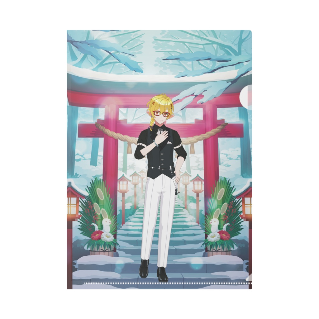 【ゆー(yuu)】12月記念日グッズ-クリアファイル[1208]