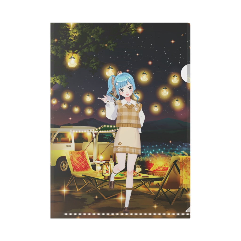 【カラフルスプレー】12月記念日グッズ-クリアファイル[1228]