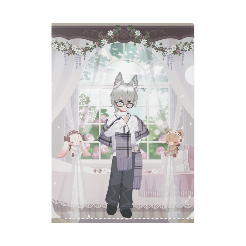 【ハスたろ】12月記念日グッズ-クリアファイル[1216]