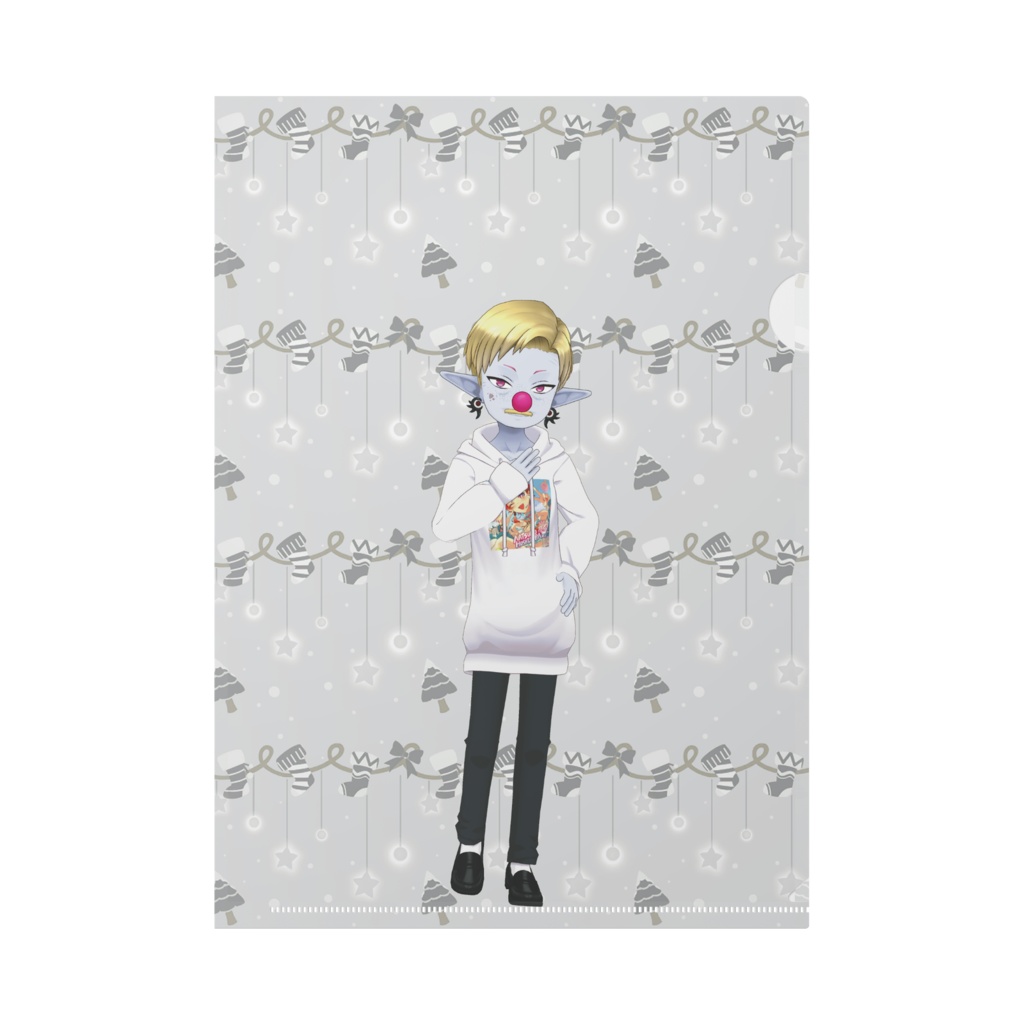 【ヘケポンでしゅ】12月記念日グッズ-クリアファイル[1224]