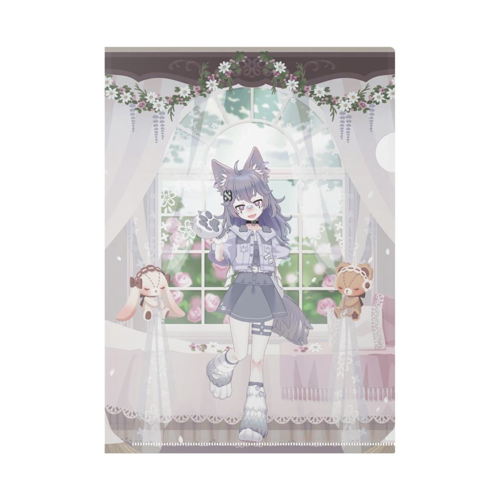 【ミー子。】12月記念日グッズ-クリアファイル[1202]