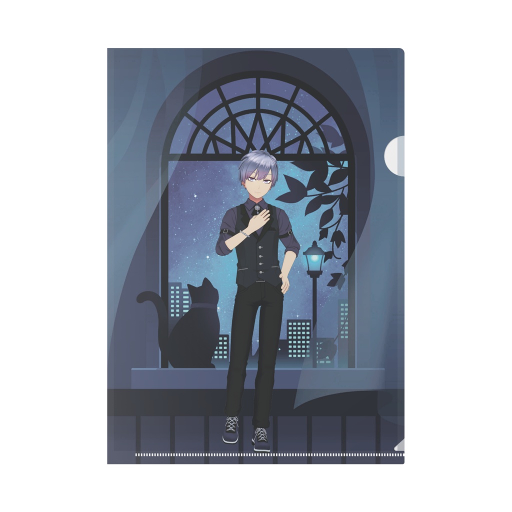 【一人乃 夜】12月記念日グッズ-クリアファイル[1204]